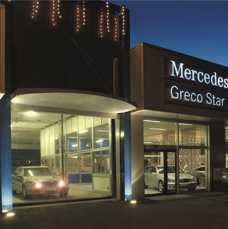 RECORD Automataajtók A Mercedes is a Ditec automata ajtót választotta